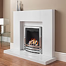 Aurora Marble Solitaire Fireplace Surround