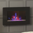 Flare by Bemodern Azonto Hang on the Wall Crystals Electric Fire _ flare-by-be-modern