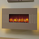 x Bemodern Orlando Cappuccino Hang on the Wall Electric Fire