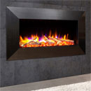 Celsi Ultiflame VR Instinct Black Chrome Hole in Wall Electric Fire _ celsi-fires