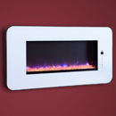 X DISC - 190321 - Celsi Touchflame White Electric Fire