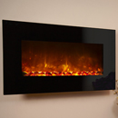 Celsi Electriflame XD 1300 Black Glass Electric Fire