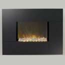 X Costa Fires Epic Black Glass Electric Fire