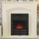 X Costa Fires Tempest Ivory Electric Fireplace Suite