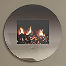 x Dimplex Living Art Round Mirror Electric Fire