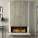 Elgin and Hall Camino Pryzm Chimney Breast Ash White with Vintage Oak _ elgin-and-hall