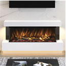 x Elgin and Hall Evento 64 Pryzm Floor Standing Electric Fireplace Suite