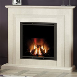 Elgin and Hall Orieta 900 Marble Gas Fireplace Suite