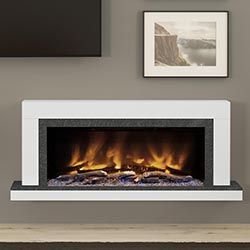 Elgin and Hall Vardo 57 Pryzm Wall Mounted Electric Fireplace Suite