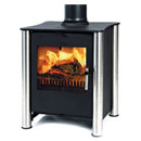 Esse 525 Wood Burning Multifuel Stove Stainless Steel Legs _ wood-stoves