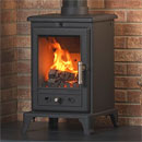Gallery Firefox 5 ECO Multi Fuel Wood Burning Black Stove _ gallery-fireplaces
