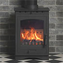 Gallery Helios 5 ECO Multi Fuel Wood Burning Black Stove _ gallery-fireplaces