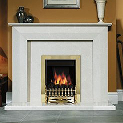 Inferno Fires Prevail Marble Fireplace