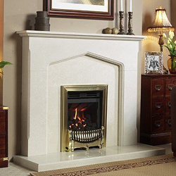 Inferno Fires Inception Marble Fireplace