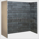 Fire Depot Chamber Porcelain Slate Brick Bond _ accessories-and-parts