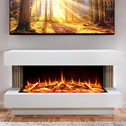 Flavel Proflame Monroe 1000 Electric Fireplace Suite