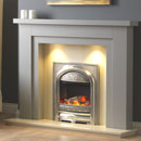 Pureglow Hanley Grey Painted Wood Fireplace _ pureglow