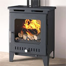Rofer and Rodi Alora Anthracite Multifuel Wood Burning Stove _ multifuel-stoves