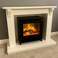 Suncrest Ashby Electric Stove Fireplace Suite