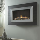 xDiscontinued - Verine Marcello Wall Mounted Stainless Trim Balanced Flue Gas Fire