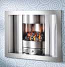 Crystal Fires Emerald Scoop Brushed Steel