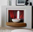 x Suncrest Sapphire Electric Fireplace Suite